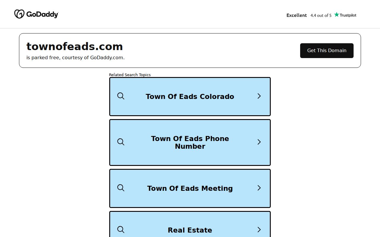 Eads town government context for Eads criminal record checks